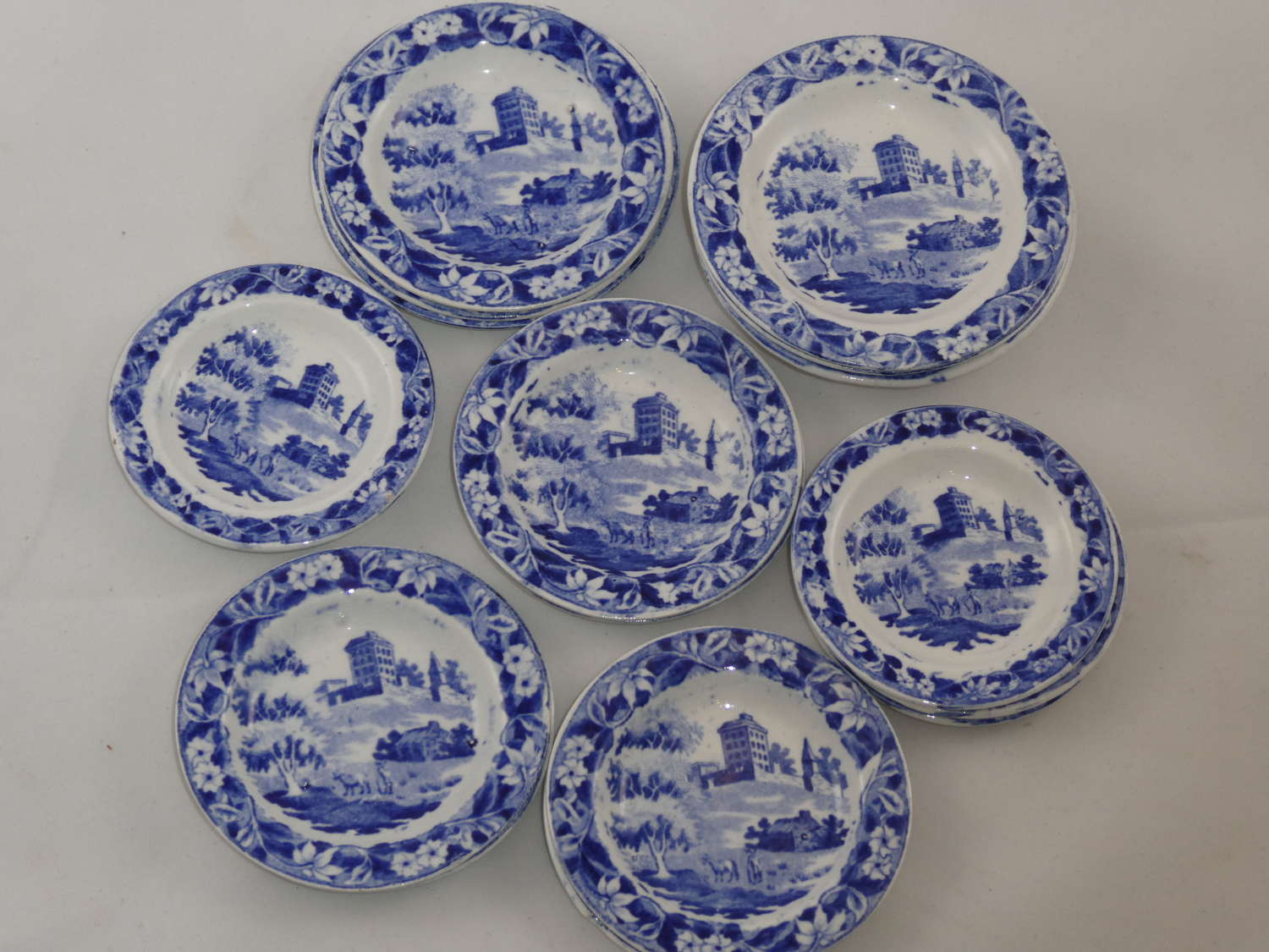 Collection of Hackwood Miniature Plates