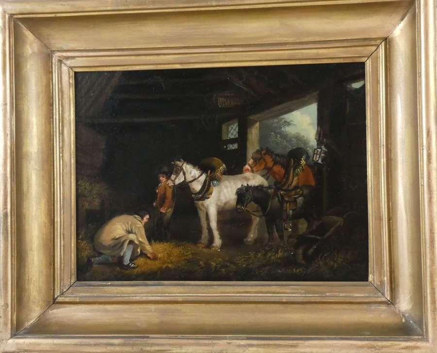 19th Century Oil Painting on Copper