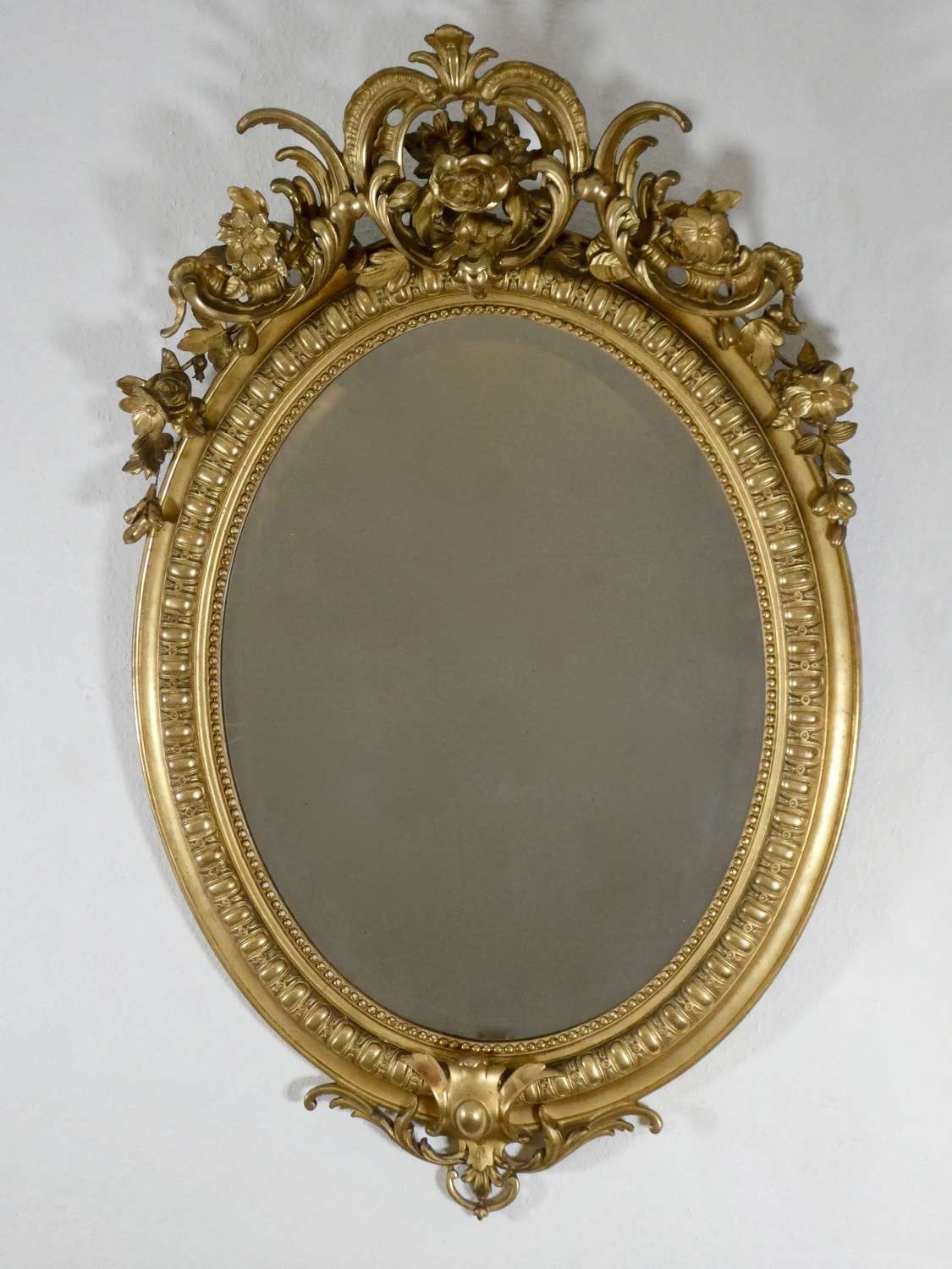 19th Century French Gilt Mirror