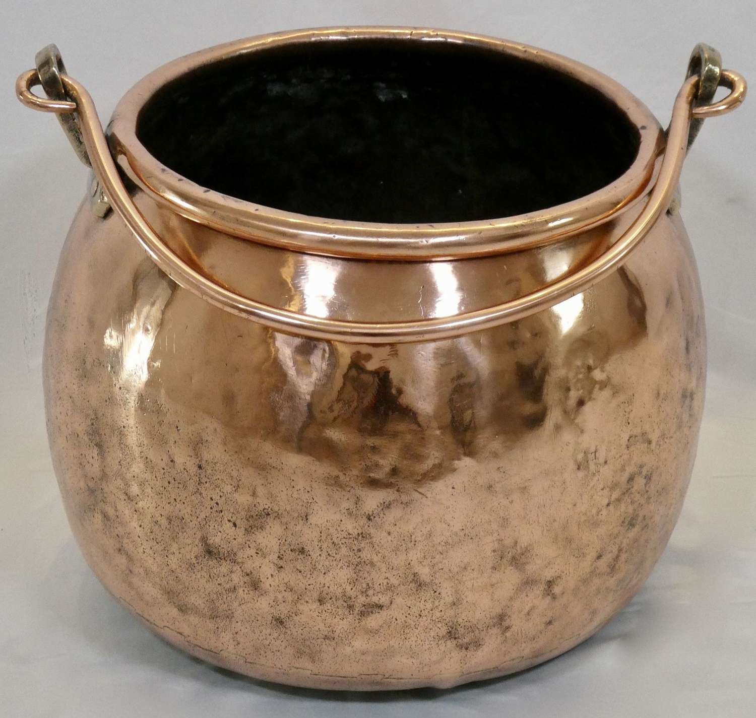 Large Victorian Copper Cauldron