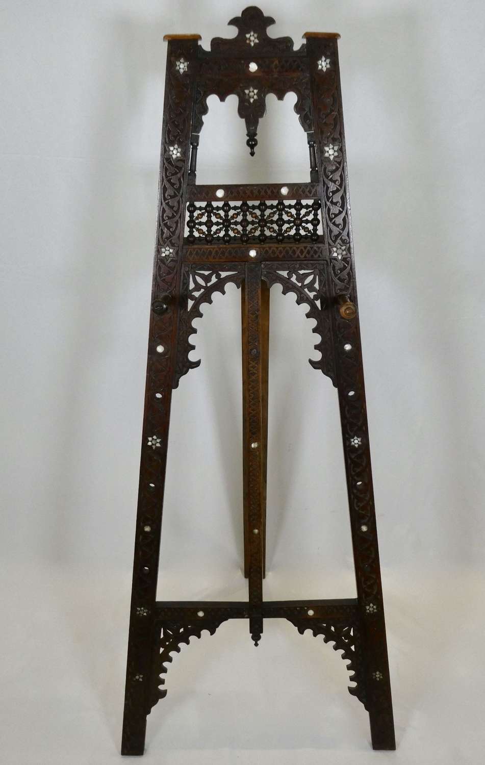 Moorish Easel Inlaid with Mother-of-Pearl