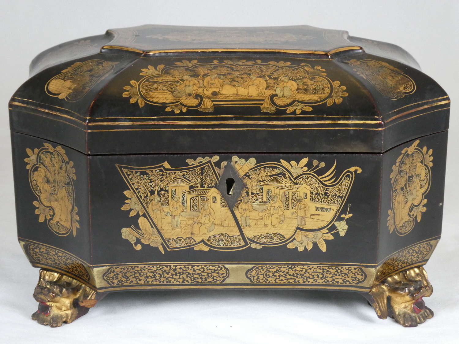 19th century Chinese Export Tea Caddy