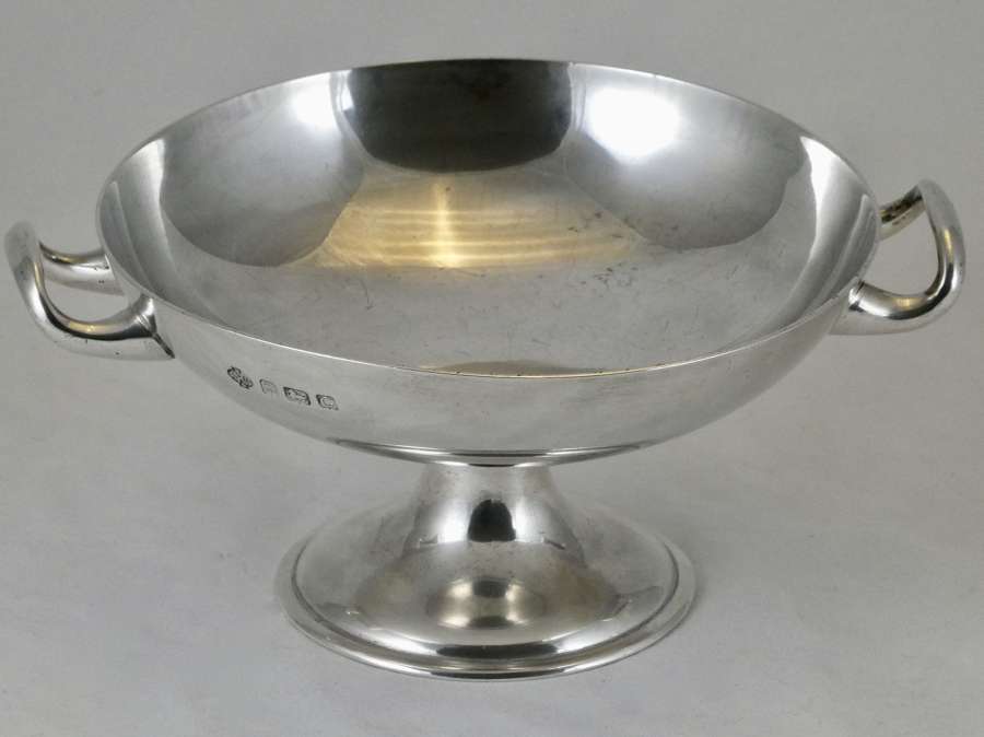 George V Pedestal Silver Bowl