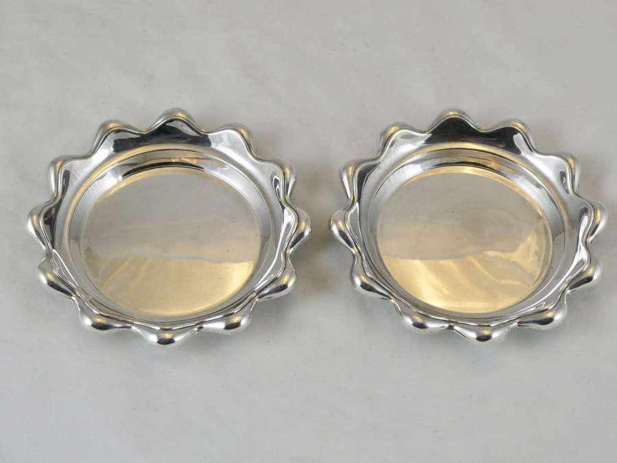 Pair of Silver Coasters