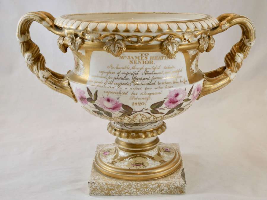 Comporte Vase dated 1820