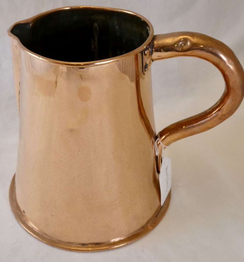 Copper Ale Jug, 19th century