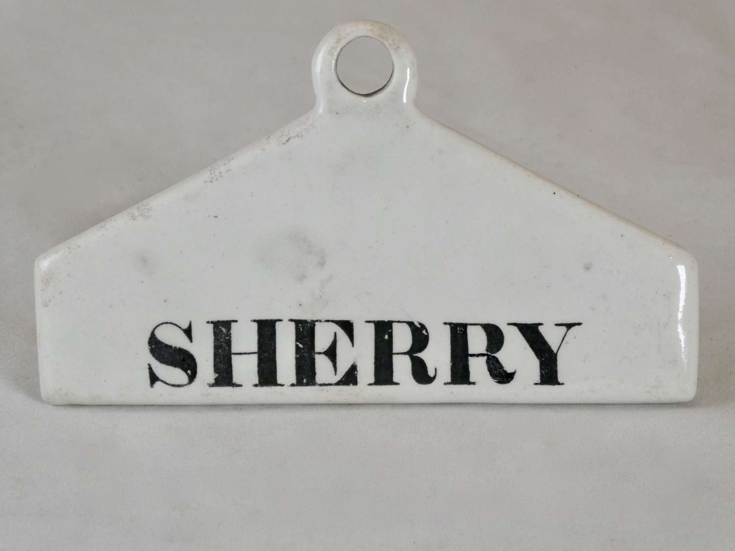 19th Century 'Sherry' Bin Label, Minton