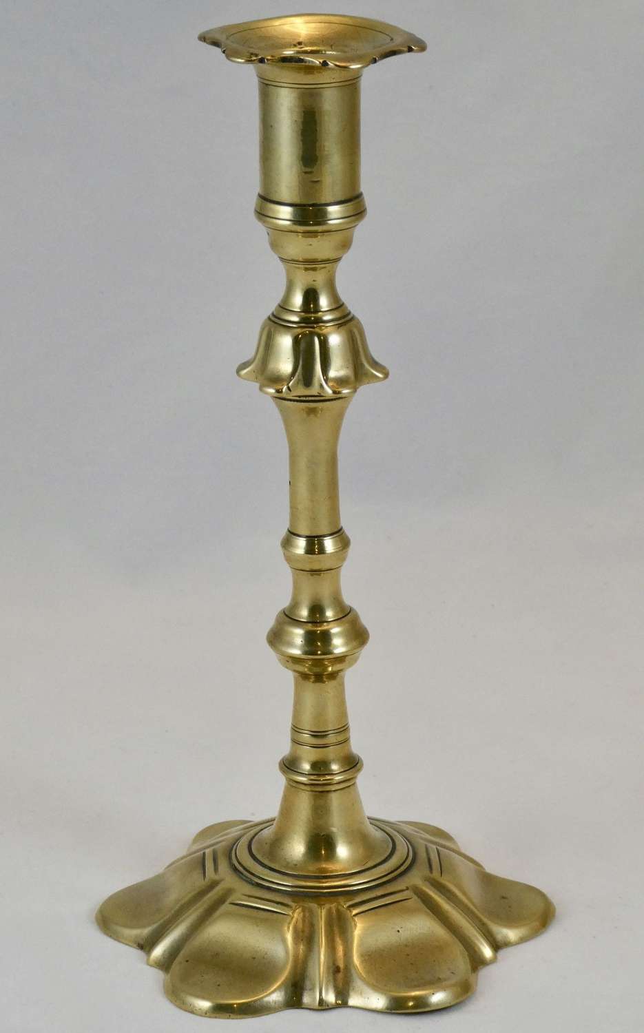Late 18th Century Brass Candlestick