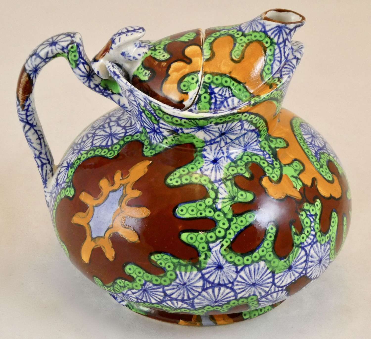'Cosy' Teapot, Wood & Sons, circa 1922, Frederick Rhead Pattern