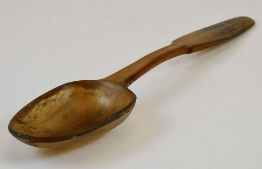 Georgian Horn Spoon