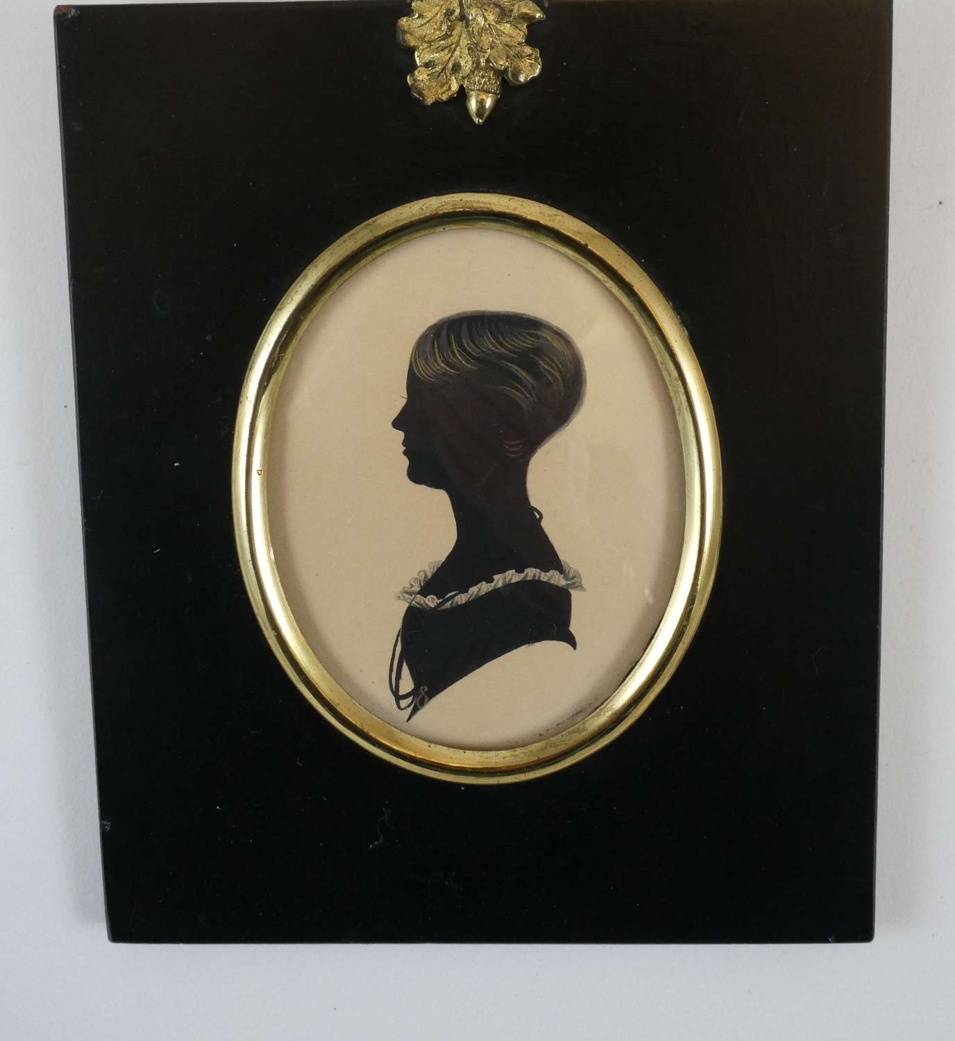 Regency Period Silhouette of a Young Woman