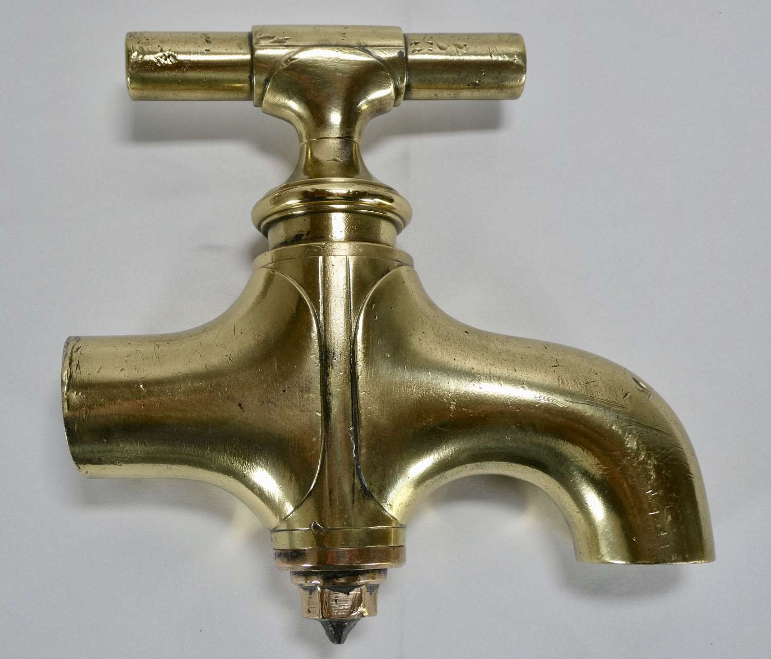 Large 19th Century Brass Tap