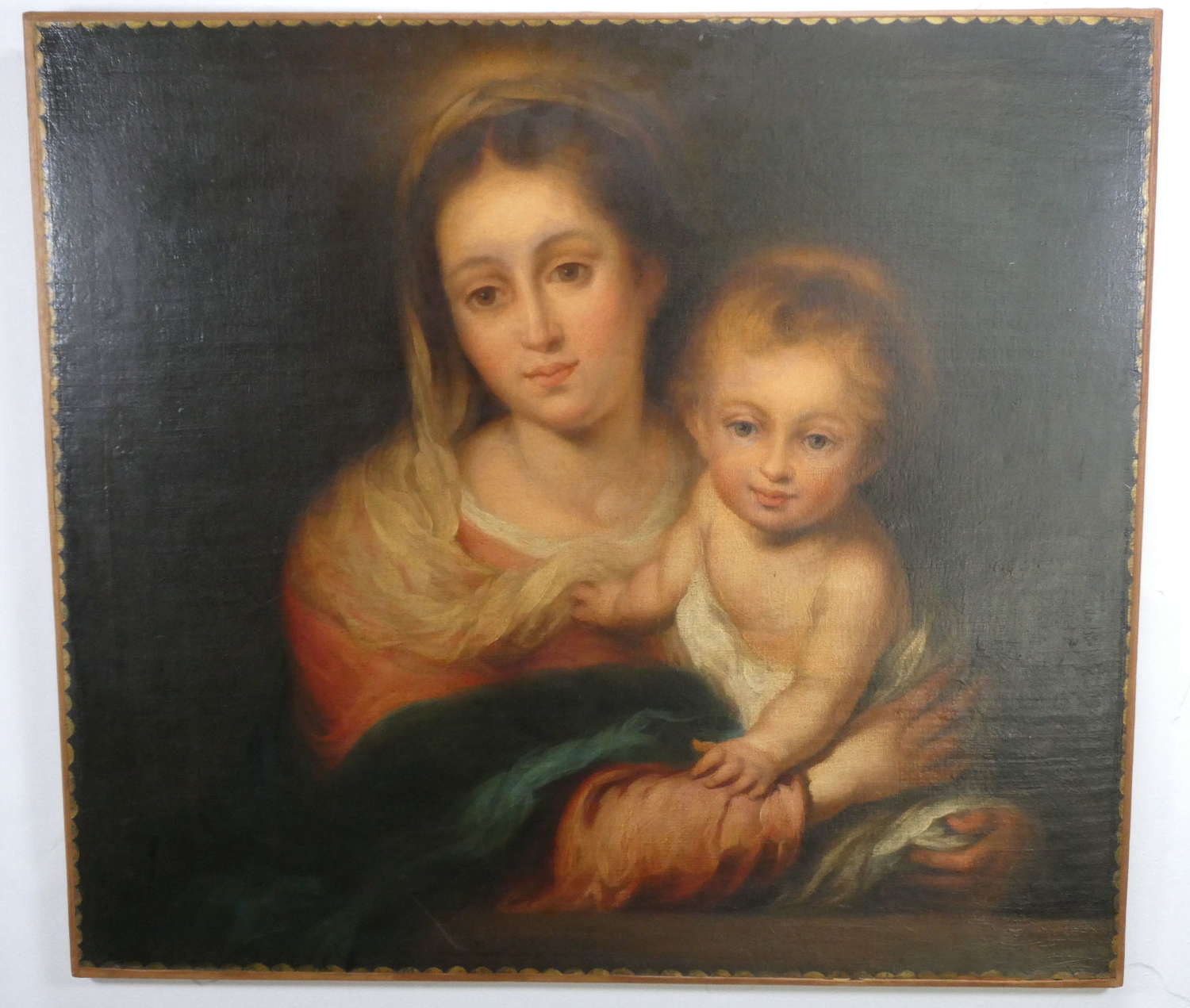 Madonna and Child Oil on Canvas