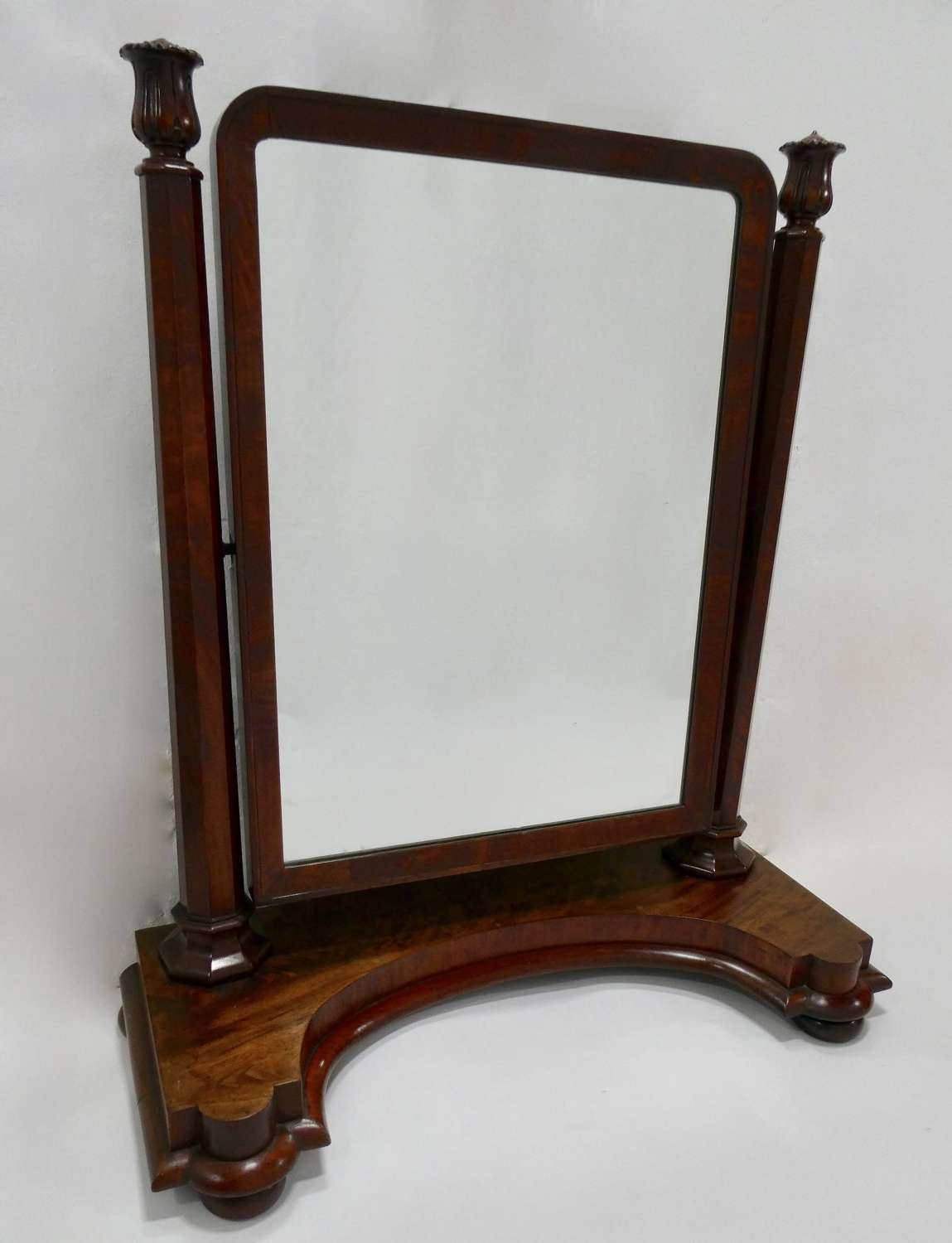 Large Victorian Mahogany Dressing Mirror