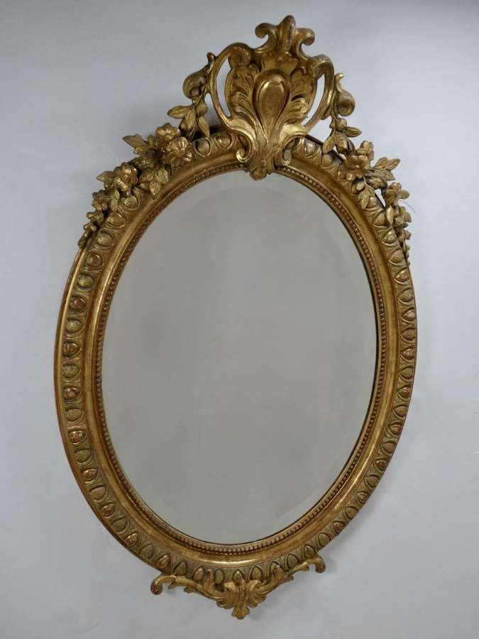 19th Century French Gilt Mirror