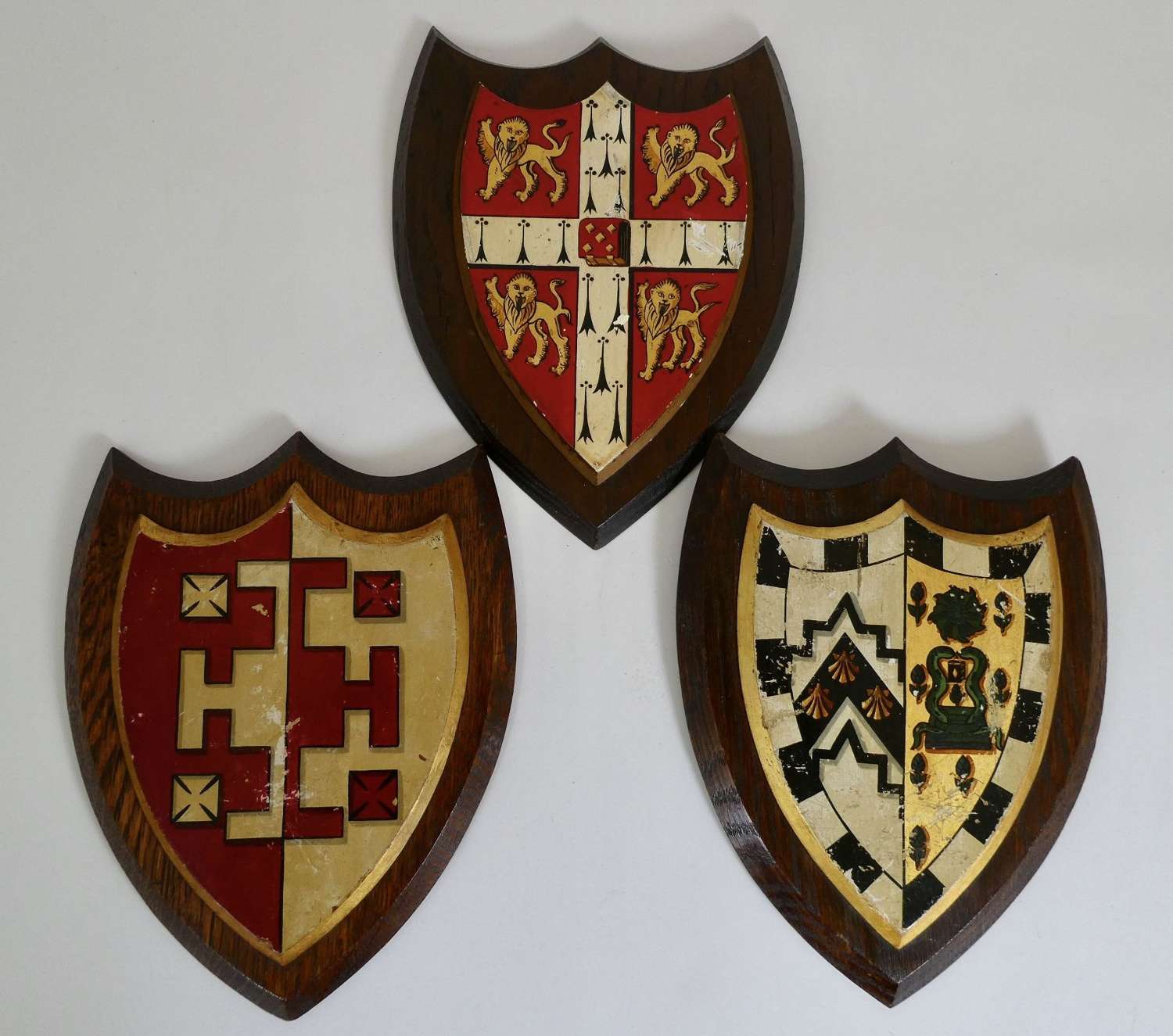 Three Heraldic Shields, circa 1930
