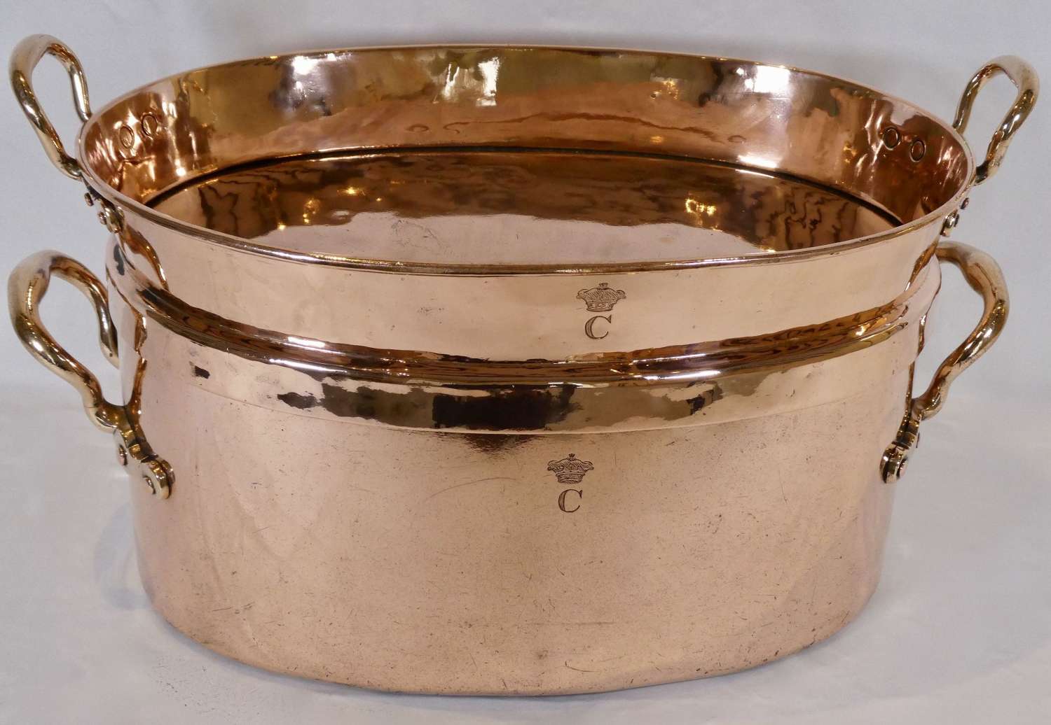Large Copper Braising Pan, 19th Century