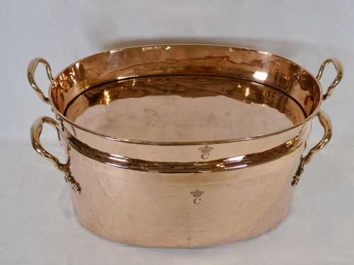 Large Copper Braising Pan, 19th Century