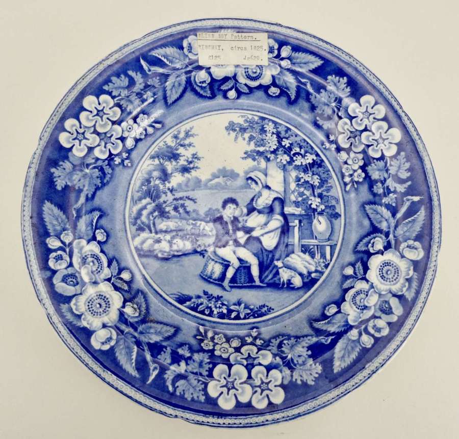 Early 19th Century Ridgway Platter 'The Blind Boy'