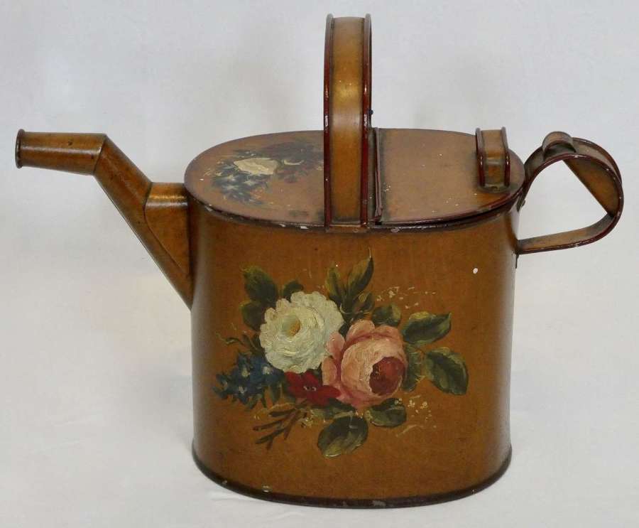 Victorian Toleware Hot Water Can