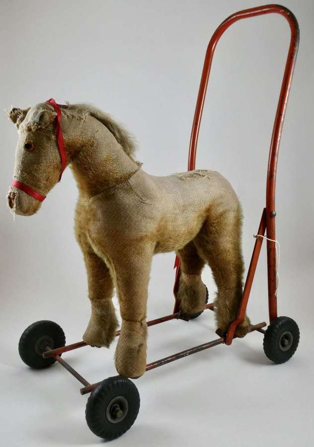 Early 20th Century Push-along Pony
