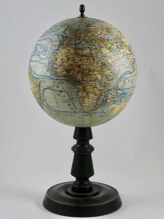 Early 20th Century 9" Globe by J Forest, Paris