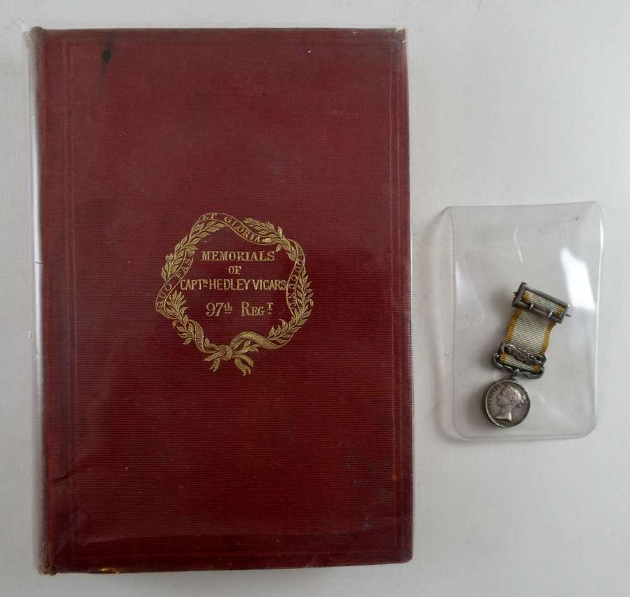 Crimean War Dress Medal and Book