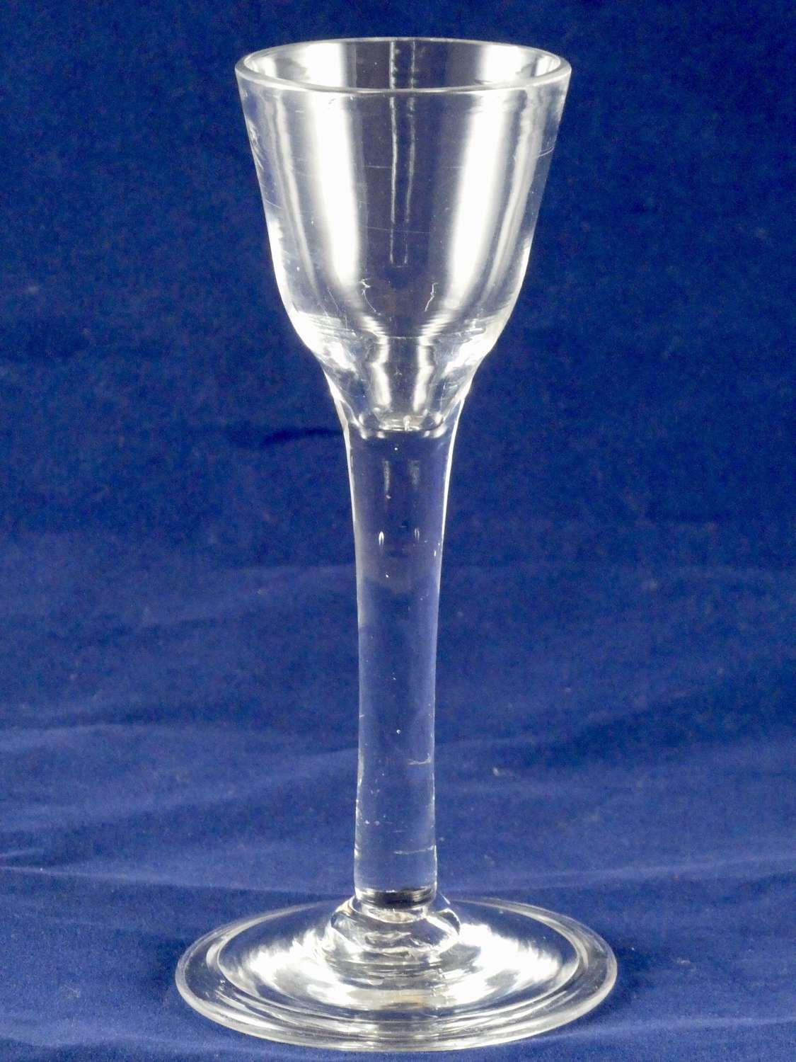 18th Century Plain Stem Glass