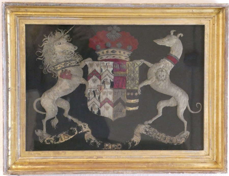 William IV Embroidered Coat of Arms, circa 1831