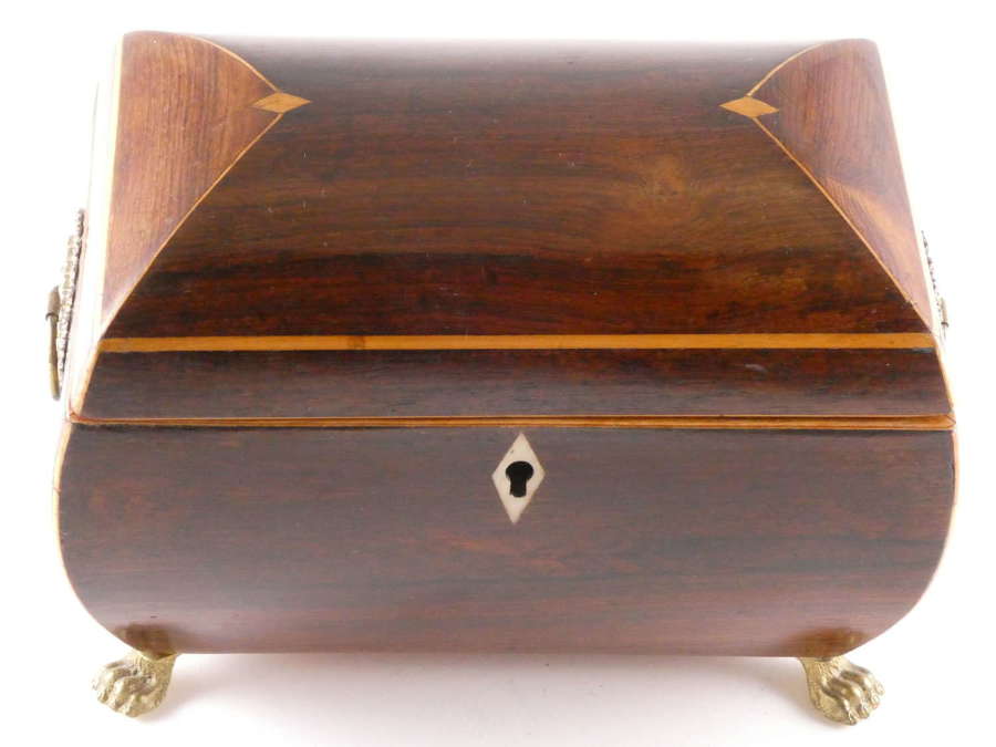 Early 19th Century Twin Compartment Tea Caddy