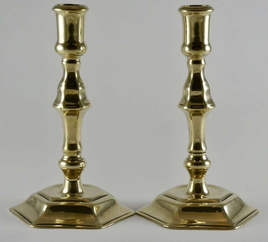 Pair of Early 18th Century English Candlesticks