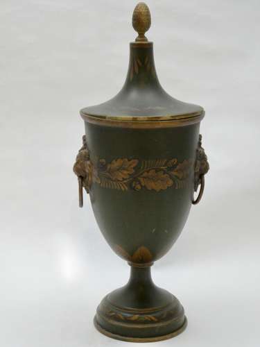 Early 20th Century Toleware Urn