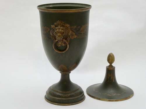 Early 20th Century Toleware Urn
