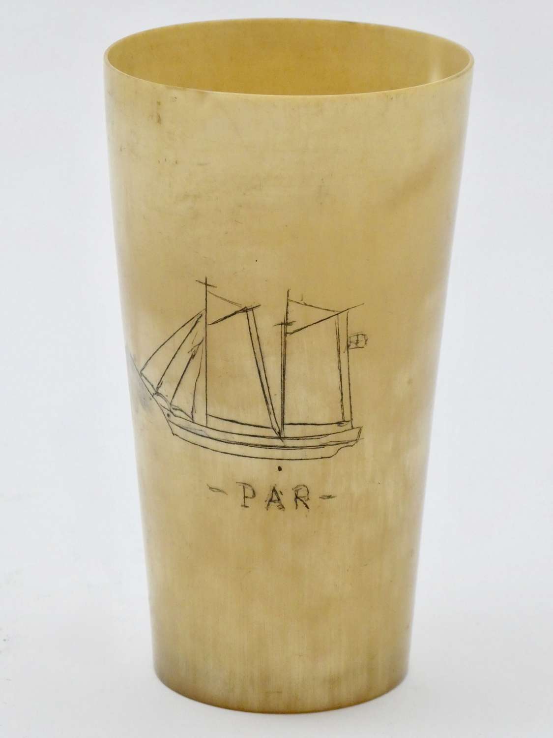 19th Century Horn Beaker