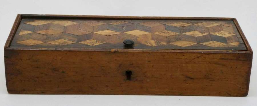 Treen Box and Contents