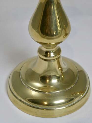 Pair of Brass Candlesticks, circa 1815